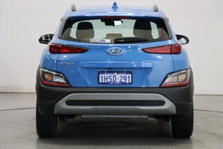 2022 Hyundai Kona OS.V4 MY22 2WD Surfy Blue 8 Speed Constant Variable Wagon