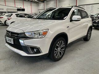 2018 Mitsubishi ASX XC MY18 LS (2WD) White Continuous Variable Wagon.