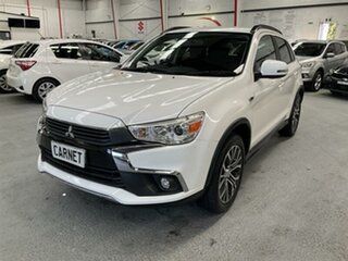 2017 Mitsubishi ASX XC MY17 LS (2WD) White Continuous Variable Wagon.
