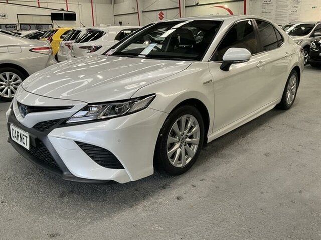 Used Toyota Camry Axvh70R Ascent Sport Hybrid Smithfield, 2020 Toyota Camry Axvh70R Ascent Sport Hybrid White Continuous Variable Sedan