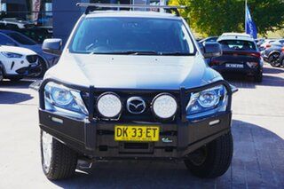 2019 Mazda BT-50 UR0YG1 XT Silver 6 Speed Sports Automatic Cab Chassis.