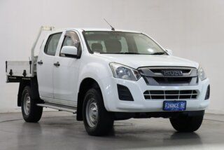 2017 Isuzu D-MAX MY17 SX Crew Cab 4x2 High Ride White 6 Speed Sports Automatic Cab Chassis.