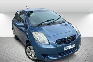 2008 Toyota Yaris NCP91R YRS Blue 4 Speed Automatic.