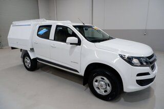2019 Holden Colorado RG MY20 LS Crew Cab 4x2 White 6 Speed Sports Automatic Cab Chassis.