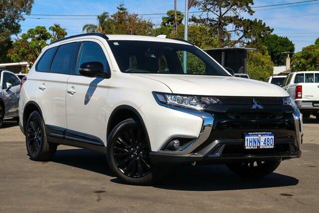 Used Mitsubishi Outlander ZL MY20 Black Edition 2WD Melville, 2020 Mitsubishi Outlander ZL MY20 Black Edition 2WD White 6 Speed Constant Variable Wagon