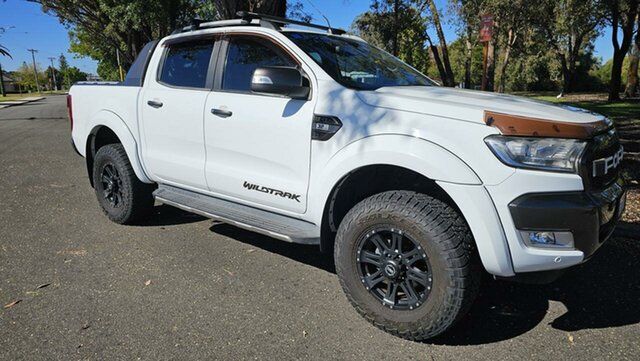 Used Ford Ranger PX MkII Wildtrak Double Cab Morley, 2017 Ford Ranger PX MkII Wildtrak Double Cab White 6 Speed Sports Automatic Utility