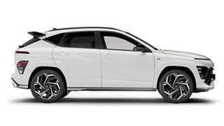 2024 Hyundai Kona SX2.V1 MY24 Premium 2WD N Line Atlas White 1 Speed Constant Variable Wagon.