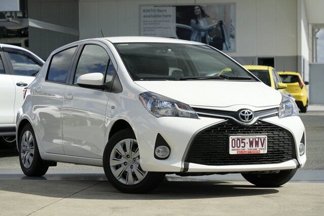 Pre-Owned Toyota Yaris NCP131R SX North Lakes, 2016 Toyota Yaris NCP131R SX Glacier White 4 Speed Automatic Hatchback