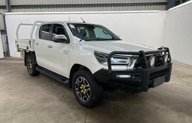 Used Toyota Hilux GUN126R Facelift SR5 (4x4) Slacks Creek, 2020 Toyota Hilux GUN126R Facelift SR5 (4x4) White 6 Speed Automatic Double Cab Chassis