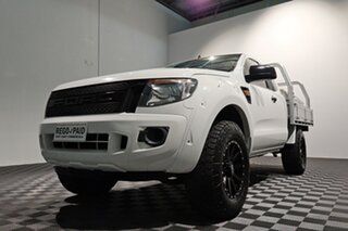 2013 Ford Ranger PX XL Hi-Rider White 6 speed Automatic Cab Chassis