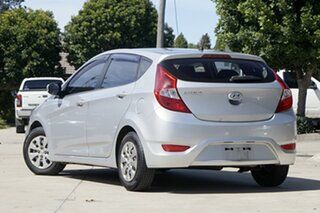 2014 Hyundai Accent RB2 Active Silver 6 Speed Manual Hatchback.