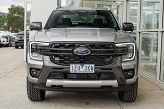 2023 Ford Ranger PY 2024.00MY Wildtrak Silver, Chrome 10 Speed Sports Automatic Double Cab Pick Up