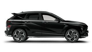 2024 Hyundai Kona SX2.V1 MY24 Premium 2WD N Line Abyss Black 1 Speed Constant Variable Wagon.