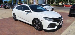 2018 Honda Civic 10th Gen MY18 VTi-LX White Orchid Constant Variable Hatchback.
