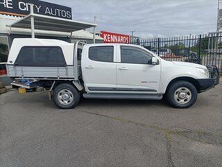 2016 Holden Colorado RG MY16 LS (4x4) White 6 Speed Automatic Crew Cab Chassis.