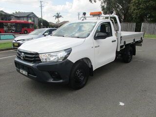 2017 Toyota Hilux GUN122R MY17 Workmate White 5 Speed Manual Cab Chassis.