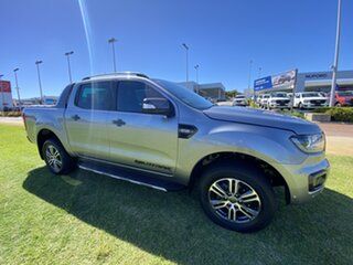2021 Ford Ranger PX MkIII 2021.25MY Wildtrak Silver 6 Speed Sports Automatic Double Cab Pick Up.