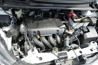 2016 Toyota Yaris NCP131R SX Glacier White 4 Speed Automatic Hatchback