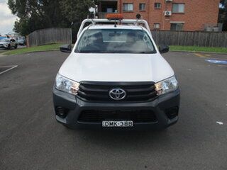 2017 Toyota Hilux GUN122R MY17 Workmate White 5 Speed Manual Cab Chassis