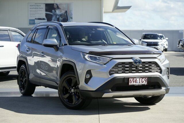 Pre-Owned Toyota RAV4 Axah52R Cruiser 2WD North Lakes, 2021 Toyota RAV4 Axah52R Cruiser 2WD Silver Sky 6 Speed Constant Variable Wagon Hybrid