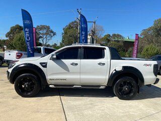 2014 Ford Ranger Wildtrak White Sports Automatic Double Cab Pick Up