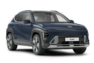 2024 Hyundai Kona SX2.V1 MY24 Premium 2WD Denim Blue 1 Speed Constant Variable Wagon.