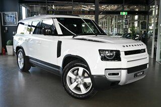 2023 Land Rover Defender L663 23.5MY 130 D300 AWD SE White 8 Speed Sports Automatic Wagon.