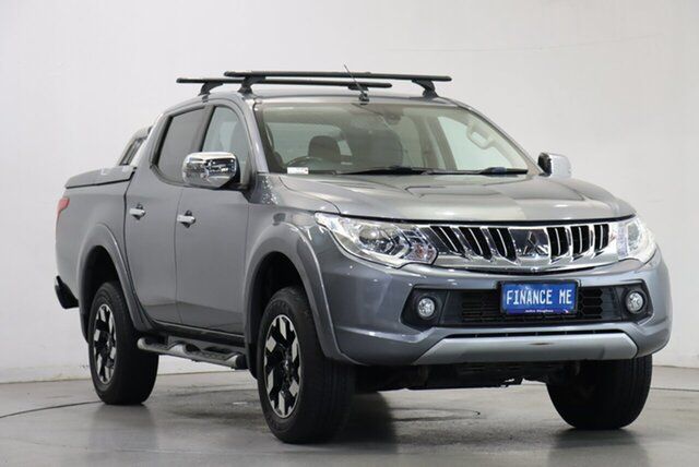 Used Mitsubishi Triton MQ MY16 Exceed Double Cab Victoria Park, 2016 Mitsubishi Triton MQ MY16 Exceed Double Cab Grey 5 Speed Sports Automatic Utility