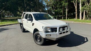 2012 Ford Ranger PX XL 3.2 (4x4) White 6 Speed Automatic Dual Cab Chassis.