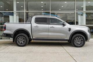 2023 Ford Ranger PY 2024.00MY Wildtrak Silver, Chrome 10 Speed Sports Automatic Double Cab Pick Up.