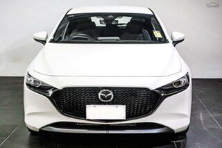 2024 Mazda 3 BP2H7A G20 SKYACTIV-Drive Evolve White 6 Speed Sports Automatic Hatchback.