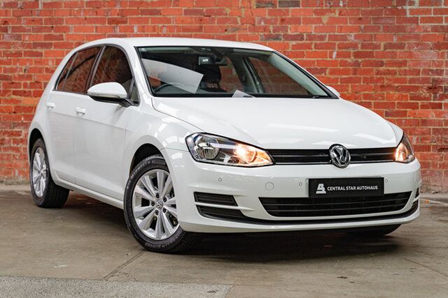 Used Volkswagen Golf VII MY16 92TSI DSG Comfortline Mulgrave, 2015 Volkswagen Golf VII MY16 92TSI DSG Comfortline Pure White 7 Speed Sports Automatic Dual Clutch