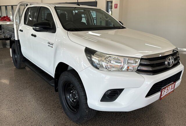 Used Toyota Hilux GUN136R SR Double Cab 4x2 Hi-Rider Winnellie, 2017 Toyota Hilux GUN136R SR Double Cab 4x2 Hi-Rider White 6 Speed Sports Automatic Utility