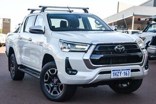 2020 Toyota Hilux GUN126R SR5 Double Cab Crystal Pearl 6 Speed Sports Automatic Cab Chassis.