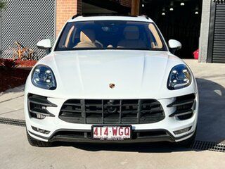 2016 Porsche Macan 95B MY17 Turbo PDK AWD White 7 Speed Sports Automatic Dual Clutch Wagon.