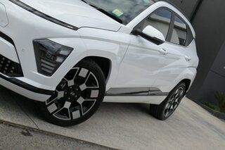 2024 Hyundai Kona SX2.V1 MY24 Electric 2WD Premium Atlas White 1 Speed Reduction Gear Wagon.