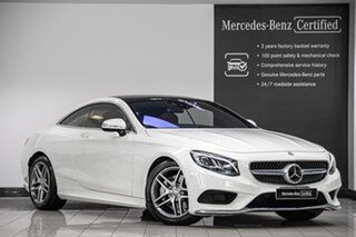 2015 Mercedes-Benz S-Class C217 806MY S500 9G-Tronic PLUS Diamond White 9 Speed Sports Automatic.