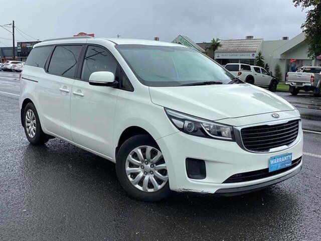 Used Kia Carnival YP MY16 S Bungalow, 2016 Kia Carnival YP MY16 S White 6 Speed Sports Automatic Wagon
