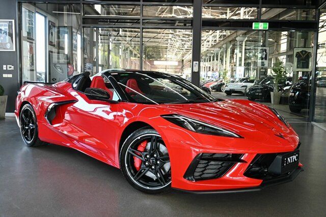 Used Chevrolet Corvette C8 MY23 Stingray DCT 2LT North Melbourne, 2023 Chevrolet Corvette C8 MY23 Stingray DCT 2LT Red 8 Speed Sports Automatic Dual Clutch