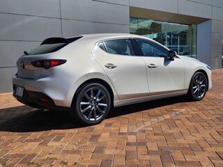 2022 Mazda 3 BP2H7A G20 SKYACTIV-Drive Touring Beige 6 Speed Sports Automatic Hatchback