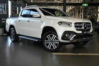 2018 Mercedes-Benz X-Class 470 X350d 7G-Tronic + 4MATIC Power White 7 Speed Sports Automatic Utility.