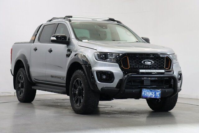 Used Ford Ranger PX MkIII 2021.75MY Wildtrak Victoria Park, 2021 Ford Ranger PX MkIII 2021.75MY Wildtrak Silver 10 Speed Sports Automatic Double Cab Pick Up