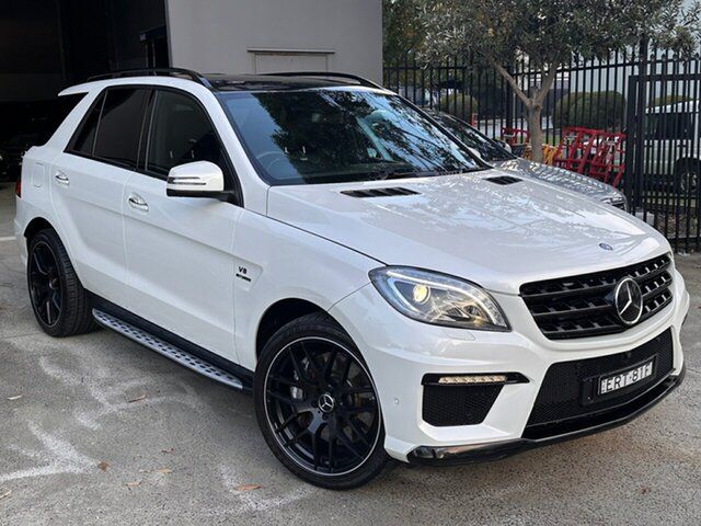 Used Mercedes-Benz M-Class W166 ML63 AMG SPEEDSHIFT DCT Seaford, 2013 Mercedes-Benz M-Class W166 ML63 AMG SPEEDSHIFT DCT Pearl White 7 Speed