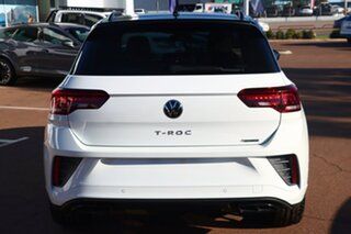 2023 Volkswagen T-ROC D11 MY23 140TSI DSG 4MOTION R-Line Pure White/Black Roof 7 Speed
