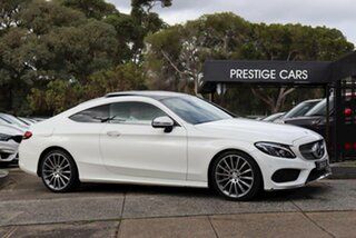 2016 Mercedes-Benz C-Class C205 C250 d 9G-Tronic White 9 Speed Sports Automatic Coupe.