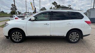 2015 Nissan Pathfinder R52 MY15 ST-L (4x4) White Continuous Variable Wagon.