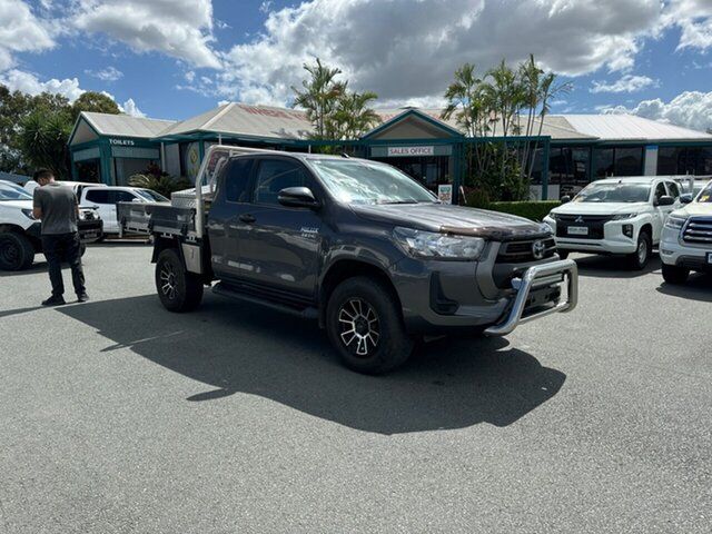 Used Toyota Hilux GUN126R SR Extra Cab Acacia Ridge, 2020 Toyota Hilux GUN126R SR Extra Cab Grey 6 speed Automatic Cab Chassis