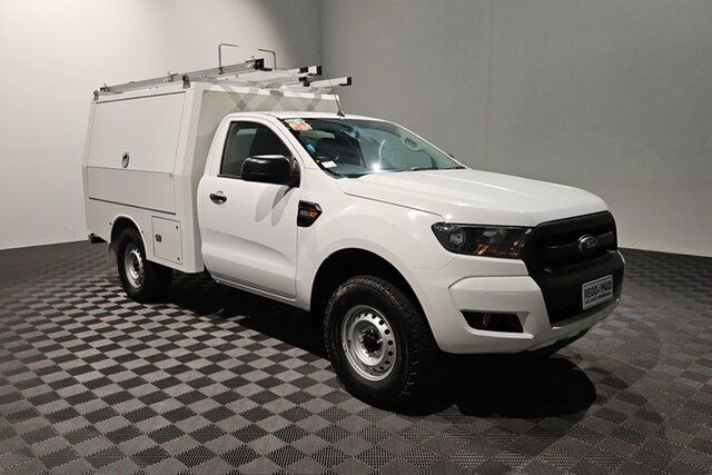 Used Ford Ranger PX MkII 2018.00MY XL Hi-Rider Acacia Ridge, 2018 Ford Ranger PX MkII 2018.00MY XL Hi-Rider White 6 speed Automatic Cab Chassis