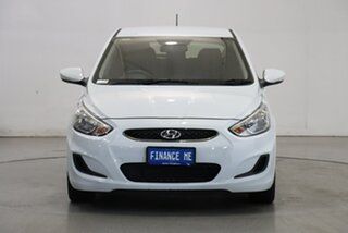 2019 Hyundai Accent RB6 MY19 Sport White 6 Speed Sports Automatic Hatchback.