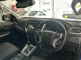 2018 Mitsubishi Triton MQ MY18 GLS Double Cab Blue 5 Speed Sports Automatic Utility